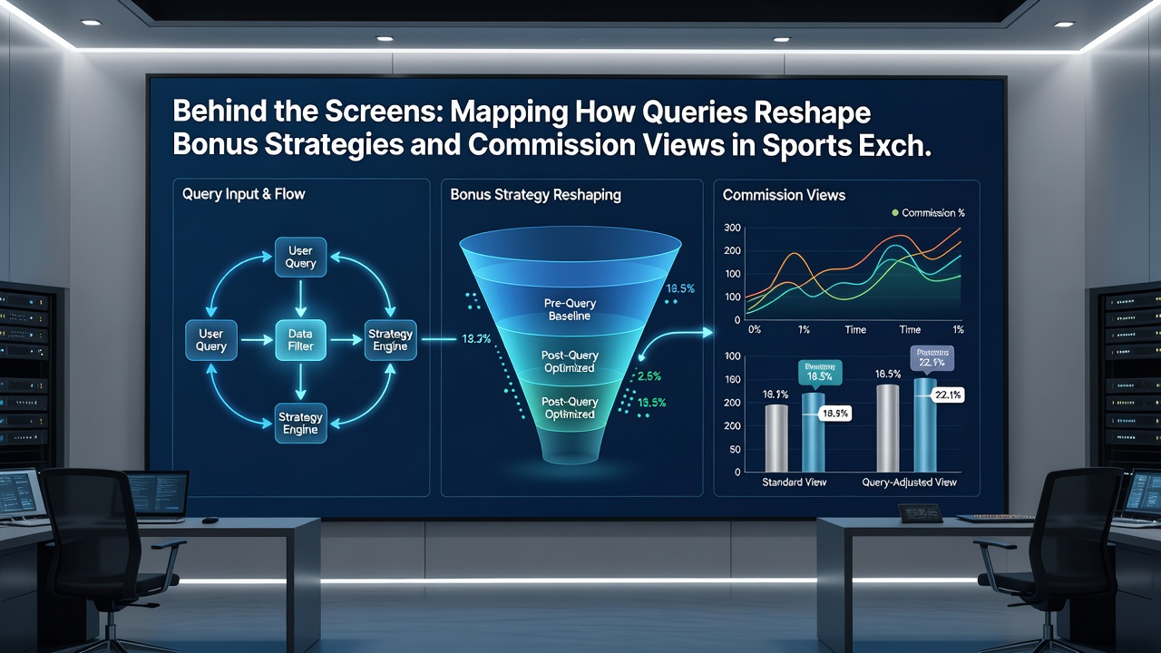 Analytics dashboard displaying commission rate adjustments linked to trader query volumes over time