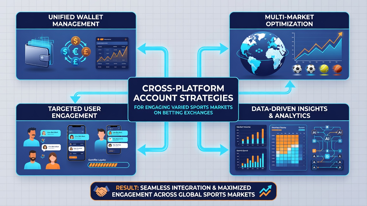 Traders reviewing multiple betting exchange accounts for different sports markets including football, tennis and horse racing