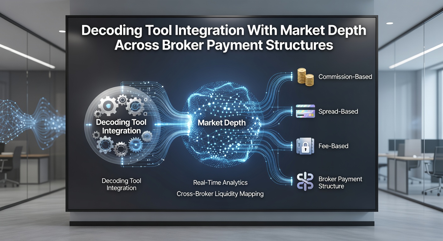 Close-up view of order book depth visualization integrated with broker payment dashboard metrics