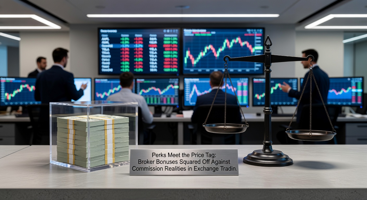 Infographic breaking down long-term costs of commissions versus one-time bonus values in betting exchange scenarios