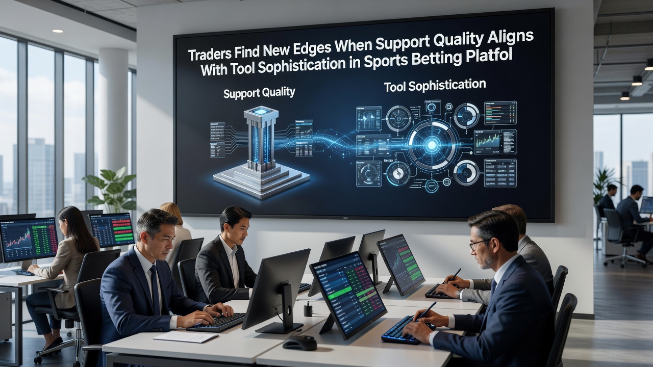 Detailed view of sports betting dashboard with integrated support overlay and sophisticated analytics panels